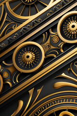 Futuristic digital wave lines gold black, elegant abstract design flowing curves, modern vector illustration tech branding,contemporary decor, smooth,render,pattern,wallpaper,backdround,web,light,