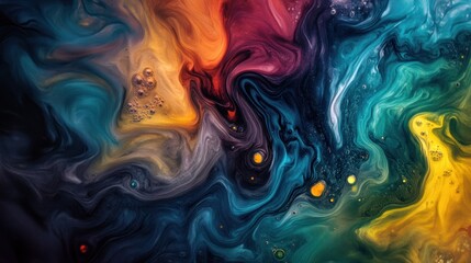 Fototapeta premium Abstract Swirls of Color