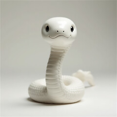 Fototapeta premium white snake