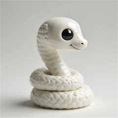 Fototapeta premium white snake