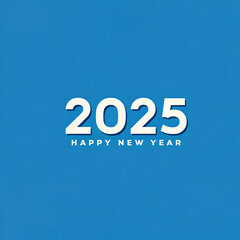 Fototapeta premium Celebrate New Year 2025 with New Beginnings 