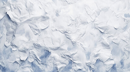 Obraz premium Textured white watercolor paper with layered creases and folds