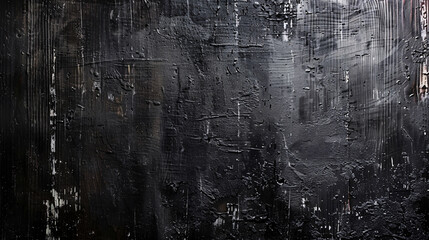 Grunge-style dark black textured concrete wall background