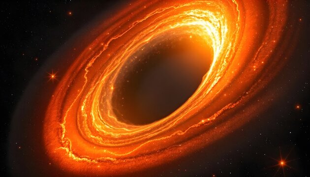 Vista Cinem&aacute;tica de una Galaxia Remolinante en el Espacio Profundo