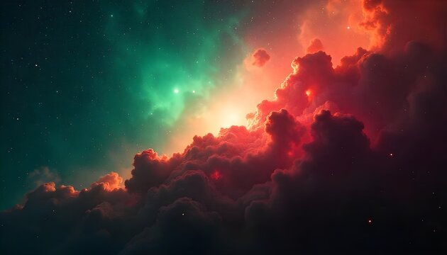 Paisaje de Galaxia &Eacute;pico en Detalle Cinematogr&aacute;fico