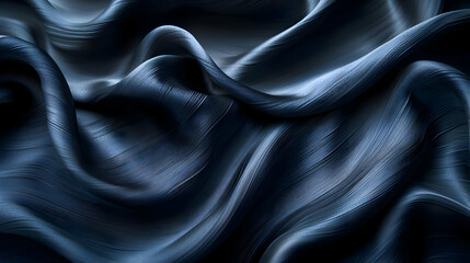 Fototapeta premium Abstract 3D Blue Swirling Background