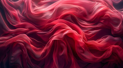 Fototapeta premium Abstract Red Fabric Background