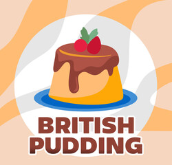 Happy British Pudding Day with delicious British Pudding