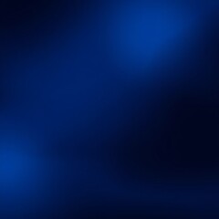 Obraz premium Luxury Gradient Blue Background – Elegant Dark Vignette Studio Banner