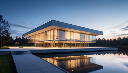 Obraz premium house on the water