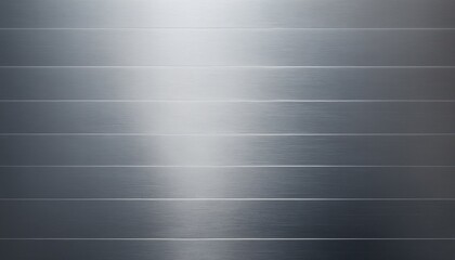 Textured brushed steel with finely layered horizontal strokes, illuminated by subtle ambient light for a sleek, reflective background