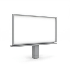 blank horizontal billboard white background 1