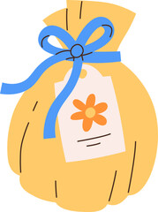 Hand Drawn Bath Bomb In Bag