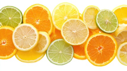 Fototapeta premium Fresh Citrus Fruit Slices for Culinary Projects