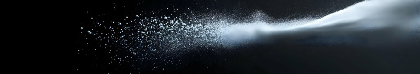 Obraz premium A swirling cloud of vapor or mist against a dark background.