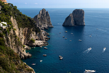 island coast of capri