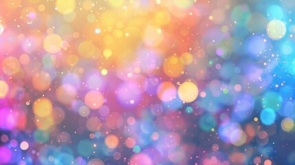 Obraz premium Abstract Soft Pastel Background with Blurred Lights for Celebration Photo