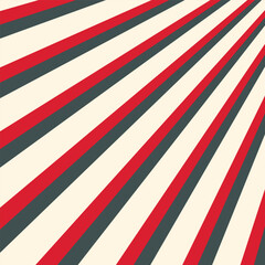 Christmas abstract stripes background, line pattern background with christmas color theme, retro christmas color