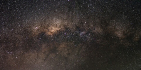 Stargazing Under the Milky Way Night Sky