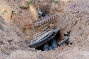 equipment engineering water tube drainage industrial pipe pipeline construction supply plumbing drain