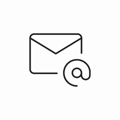 mail letter message icon sign vector