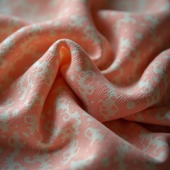 Smooth Linen Fabric Waving in Soft Pastel Colors – Serene and Elegant Background