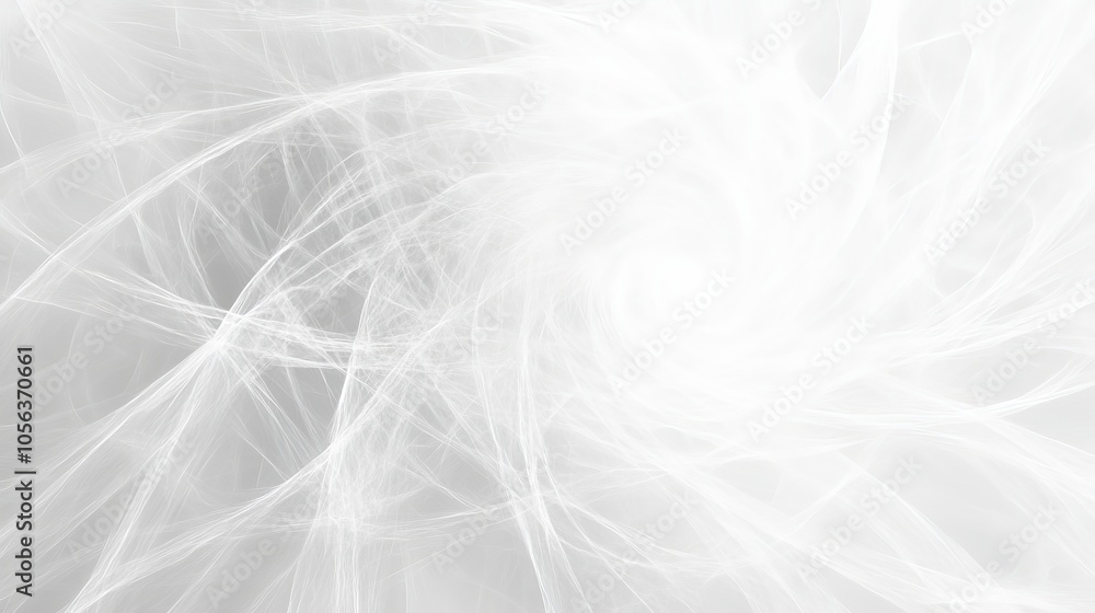 Poster clean white canvas displaying an intense circular energy with fiery patterns and radiant lines, crea