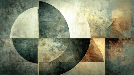 Abstract Geometric Artwork