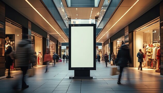 Empty billboard or sign board or signage for poster, digital sign or advertising mockup.