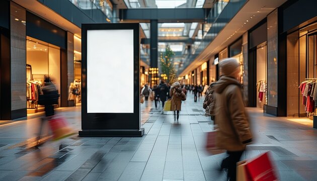 Empty billboard or sign board or signage for poster, digital sign or advertising mockup.