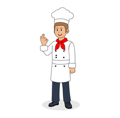 Cartoon Chef Vector