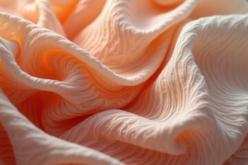 Smooth Linen Fabric Waving in Soft Pastel Colors – Serene and Elegant Background