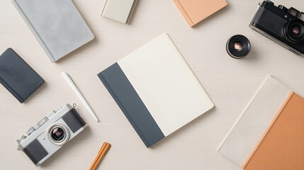 Minimalist Flat Lay for Digital Detox Inspiration