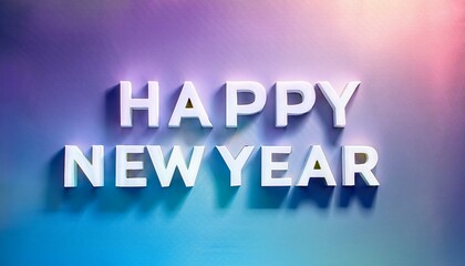 美しいバランスで描かれた、新年の挨拶『HAPPY NEW YEAR』