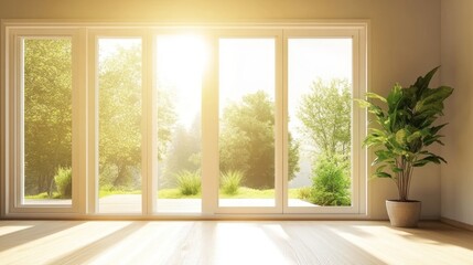 Sunlight Streaming Through a Window