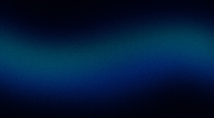 Blue gray black color grainy gradient texture background. Abstract soft colors, flow shaped, vibrant, dark colors, glowing, bright shine, poster, banner, cover, header