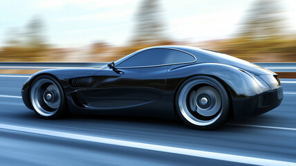 Obraz premium car on the road
