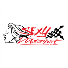 It is natural for women to scream and there is a sexy motor sport writing