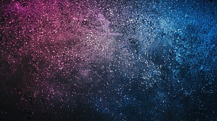 Obraz premium Dynamic Abstract Noise Texture Banner: Gradient Background with Dark Blues to Magenta Pinks