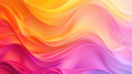 Colorful Abstract Gradient Background Template for Summer and Autumn.