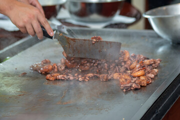 Mariscos a la plancha