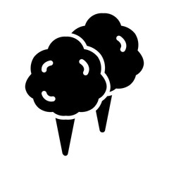 cotton candy Solid icon