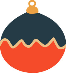 Obraz premium colorful, adorable, flat, snowflake, breed, home, comic, holly, merry, character, claus, pet, snow, animal, present, santa, funny, kids, art, set, print, hat, tree, bell, ball, wreath, candle, reindee