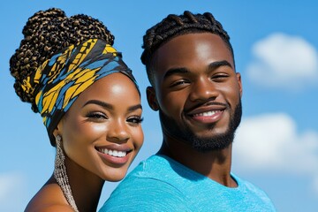 Couple on a first date with subtle smiles and bright expressions, capturing the shared excitement and curiosity of discovering attraction, symbolizing openness and joy