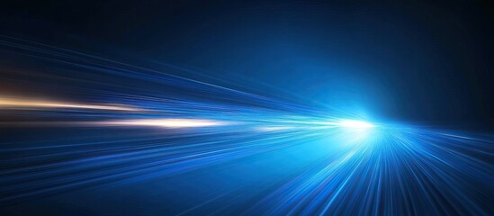 Abstract Speed Lines - Blue Light