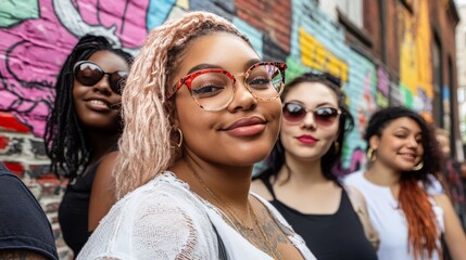 Celebrating Diversity Among Women in Colorful Setting