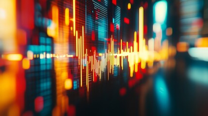 Dynamic Market Analysis with Bright Light Effects