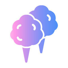 cotton candy Gradient icon