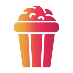 popcorn Gradient icon