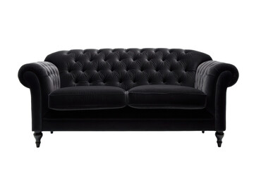 PNG image of Black Sofa